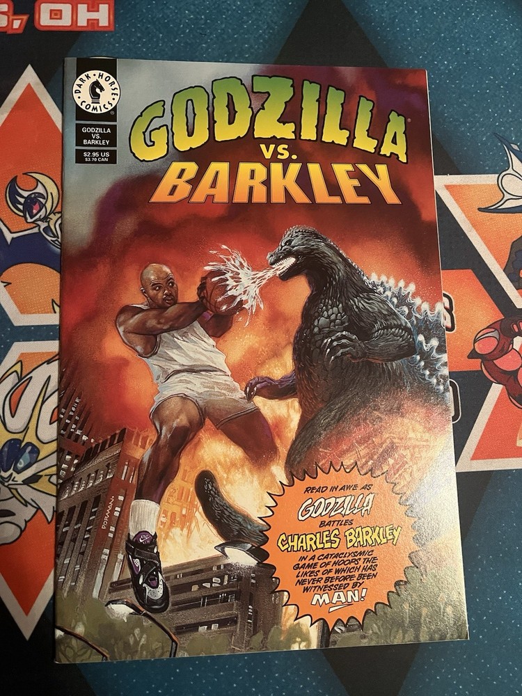 Godzilla vs Charles Barkley Dark Horse Comics 1993 Near Mint Condition