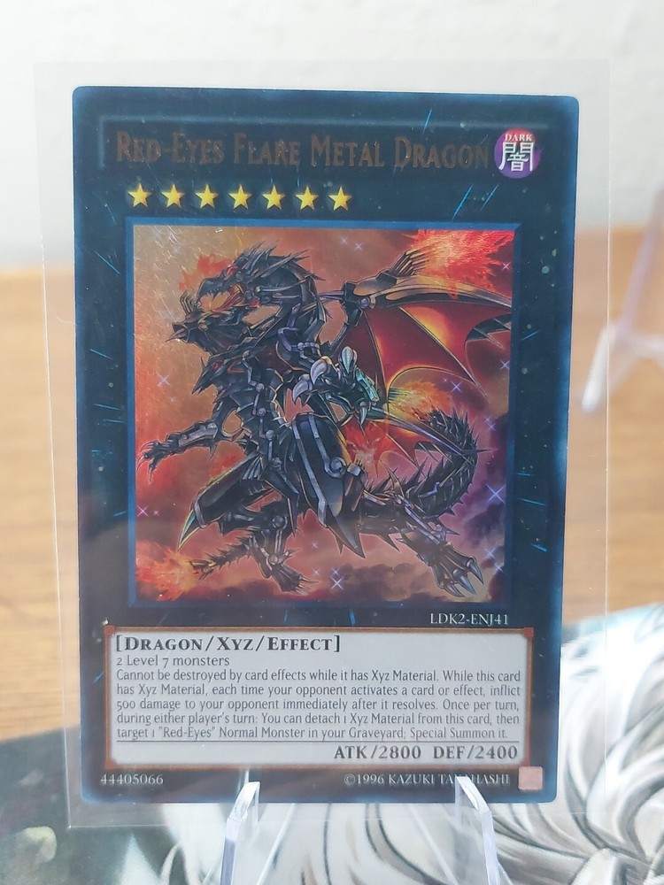 *** RED-EYES FLARE METAL DRAGON *** 1ST EDITION ULTRA RARE LDK2-ENJ41 LP YUGIOH!