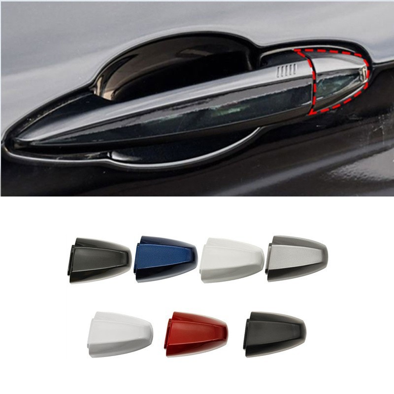 Car Left Right Door Handle Lock Key Hole Cover Cap For BMW X1 X2 X5 X6 F48 F15