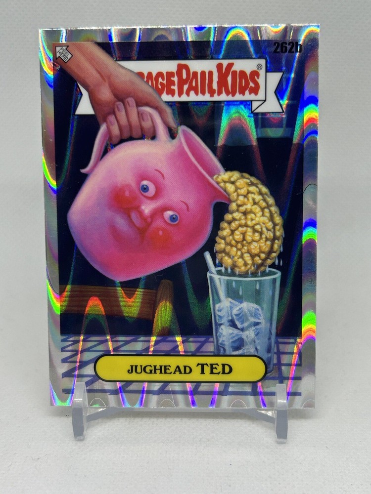 2024 Topps Chrome Garbage Pail Kids Drool Refractor #262b Jughead Ted