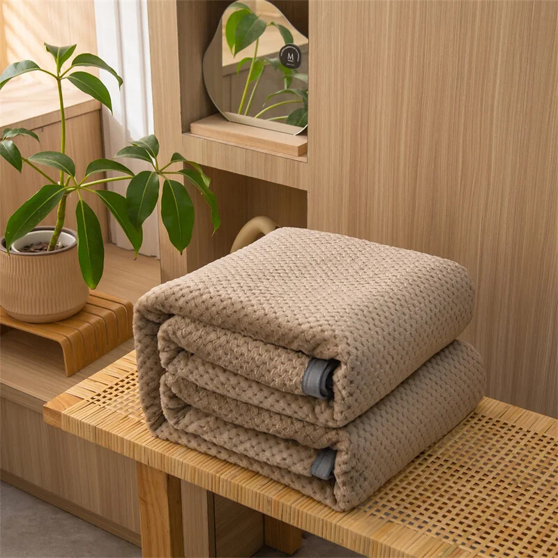 Dreamscene Luxury Coral Soft Velvet Blanket Large Warm Fleece Throw Over Bed US