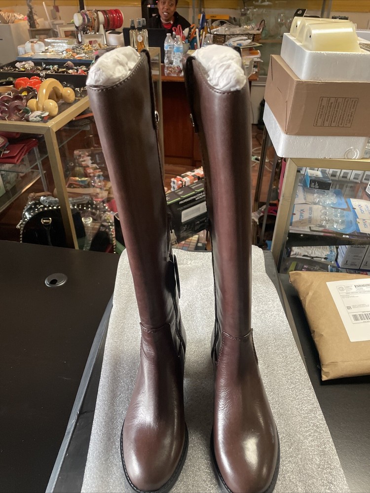 inc international concepts boots 5 Women Brown Leather Boots