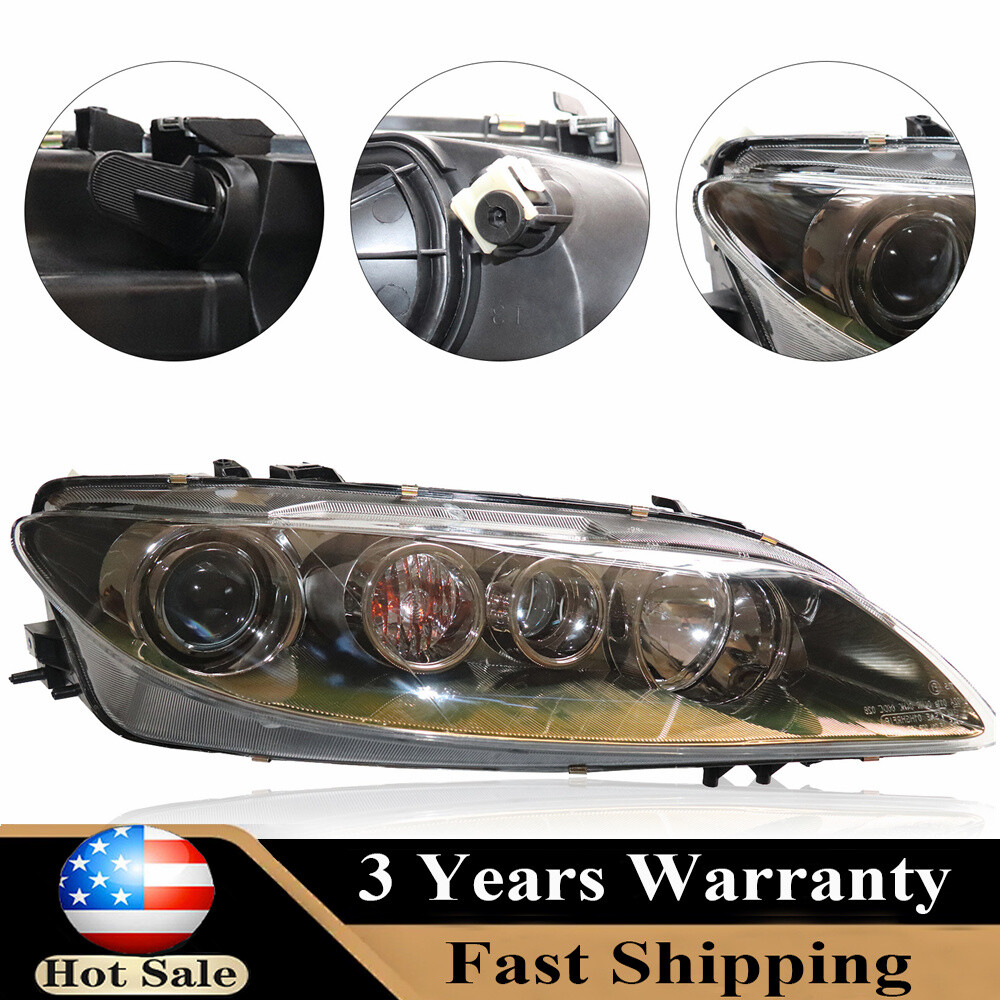 Headlight Headlamps For 2006 2007 2008 Mazda 6 Passenger Sides and Right