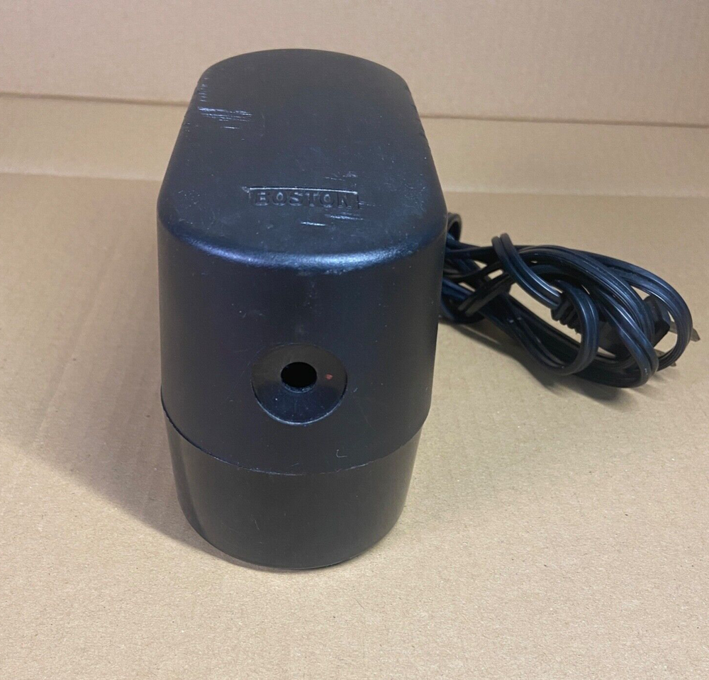 Boston Electric Pencil Sharpener Model 24 Tested Black Hunt MFG CO.