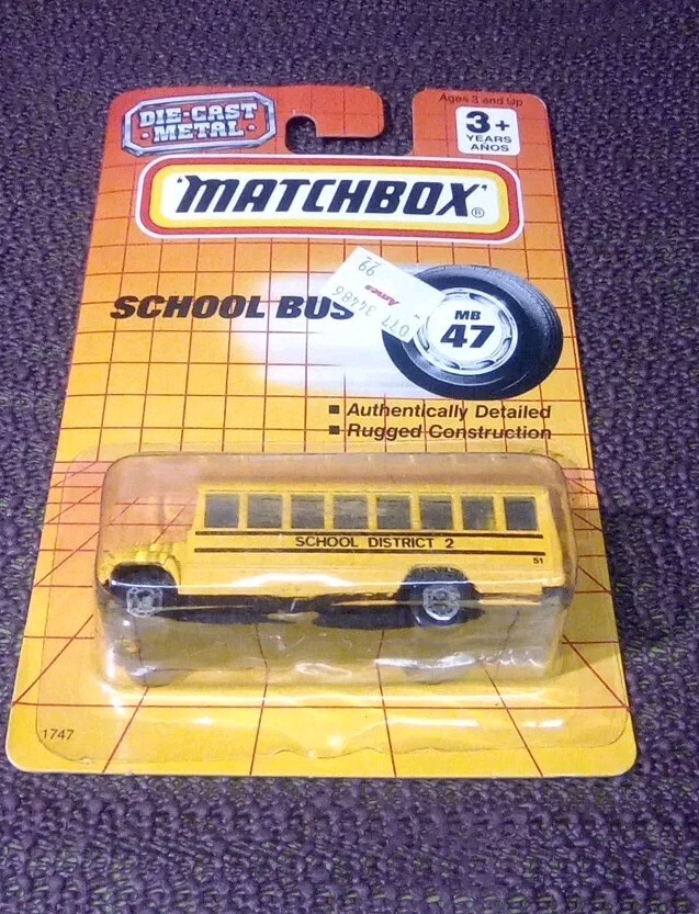 1993 Matchbox School Bus