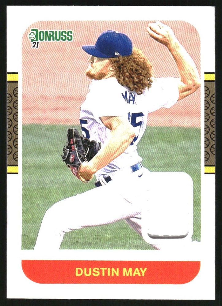 2021 Donruss Retro '87 Materials #72 Dustin May Jersey