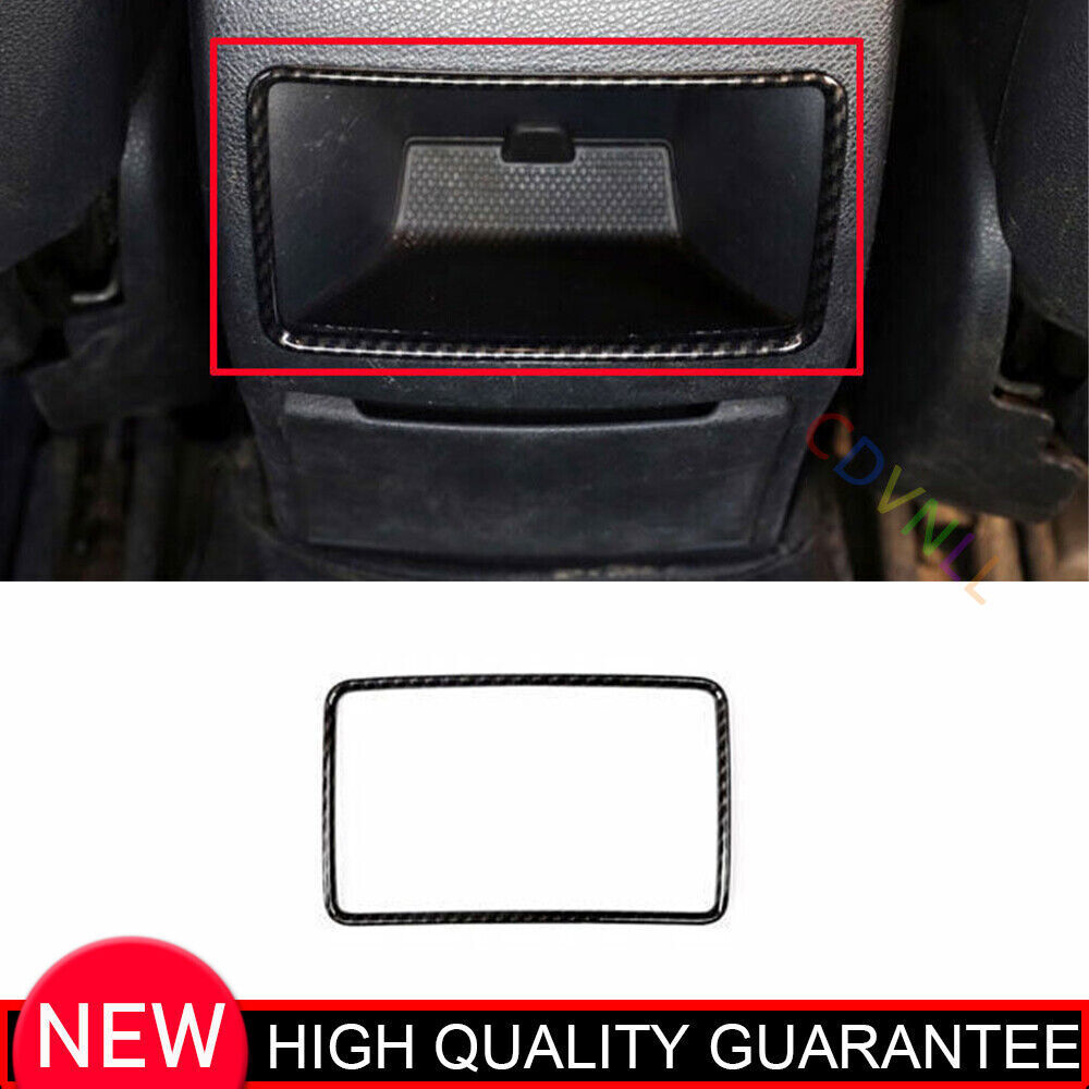 Cubierta de ventilación de salida de aire trasera interior de fibra de carbono para Benz GLA CLA 2013-19