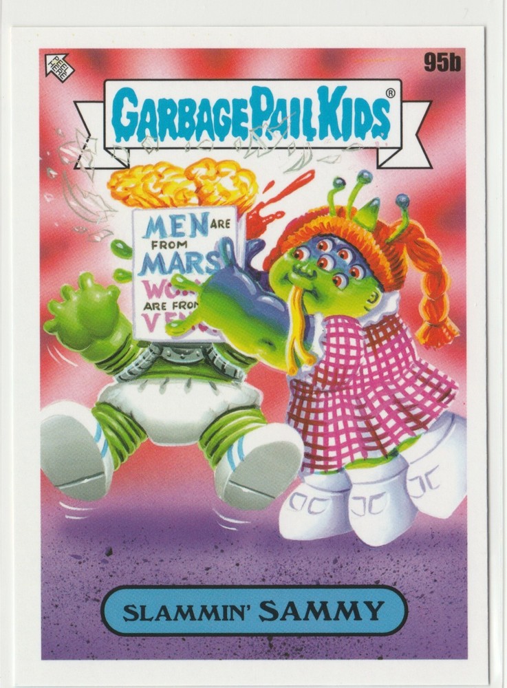 Slammin Sammy 95b Garbage Pail Kids GPK 2022 Book Worms Trading Card