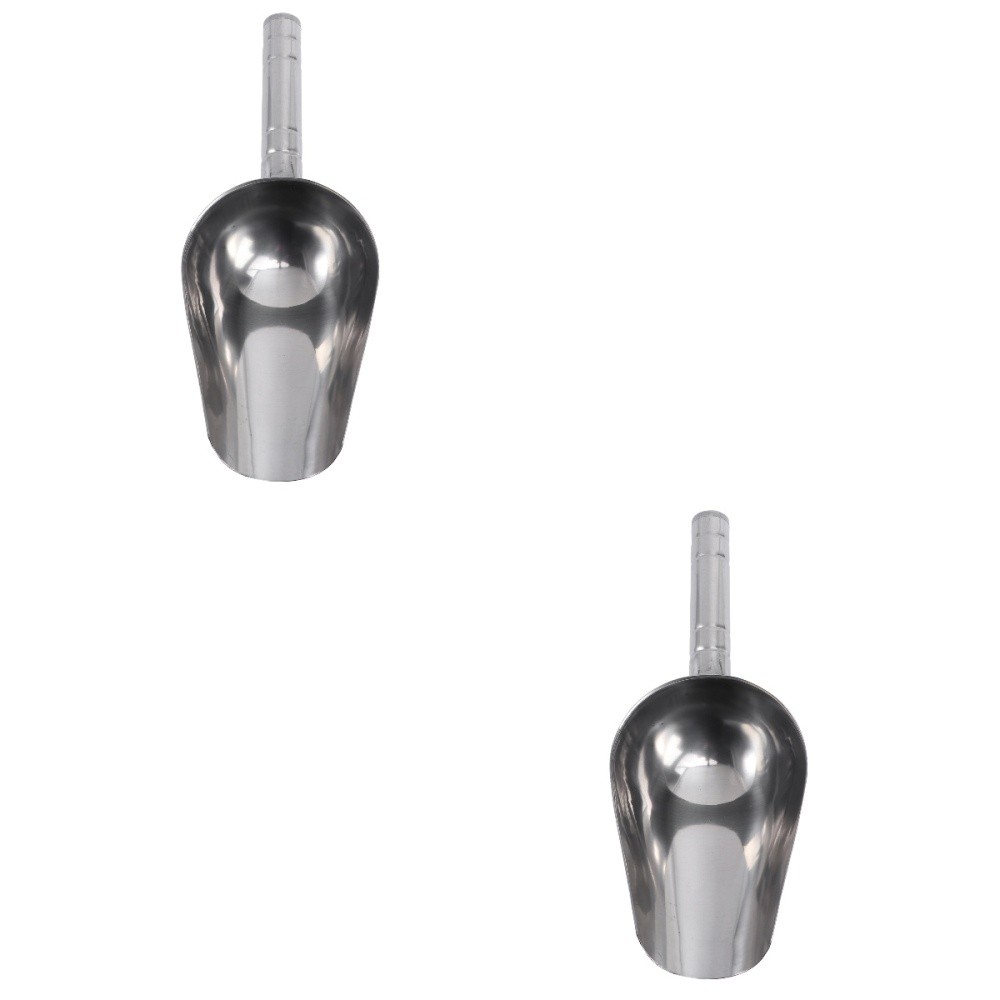 2 Pack Pet Food Shovel Scoopers for Cat Dog Storage Container with