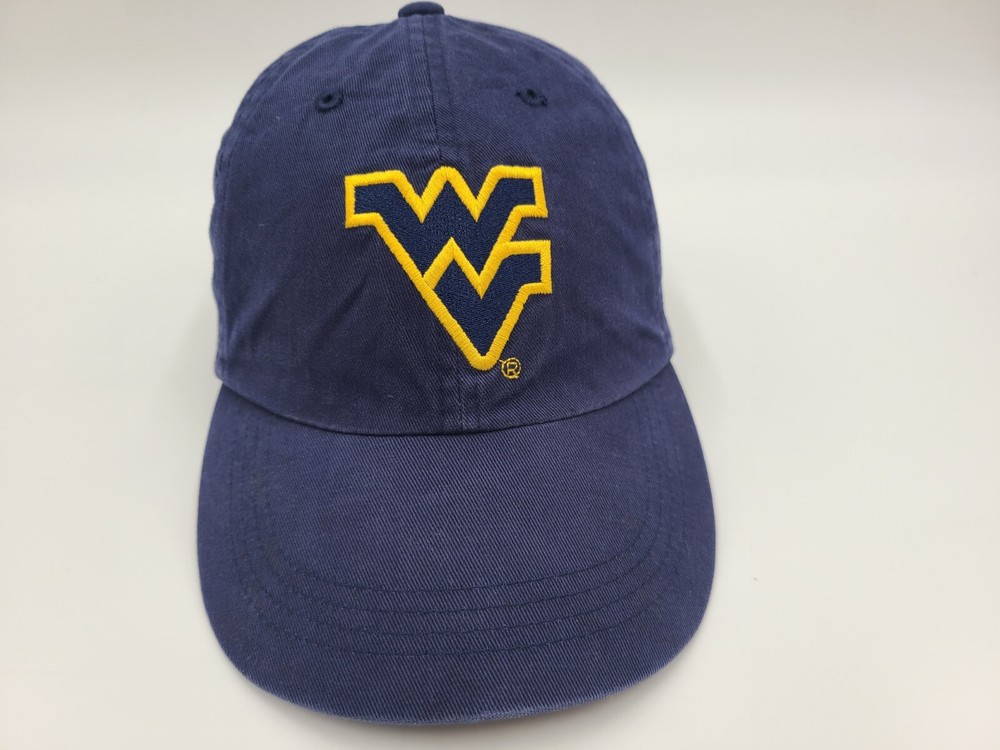 West Virginia University Mountaineers Red Oak Adjustable Hat Cap WVU NCAA Blue