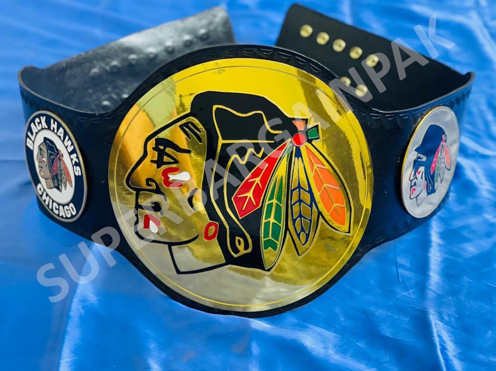 Chicago Black Hawks Ice Hockey Championship Belt Adult size