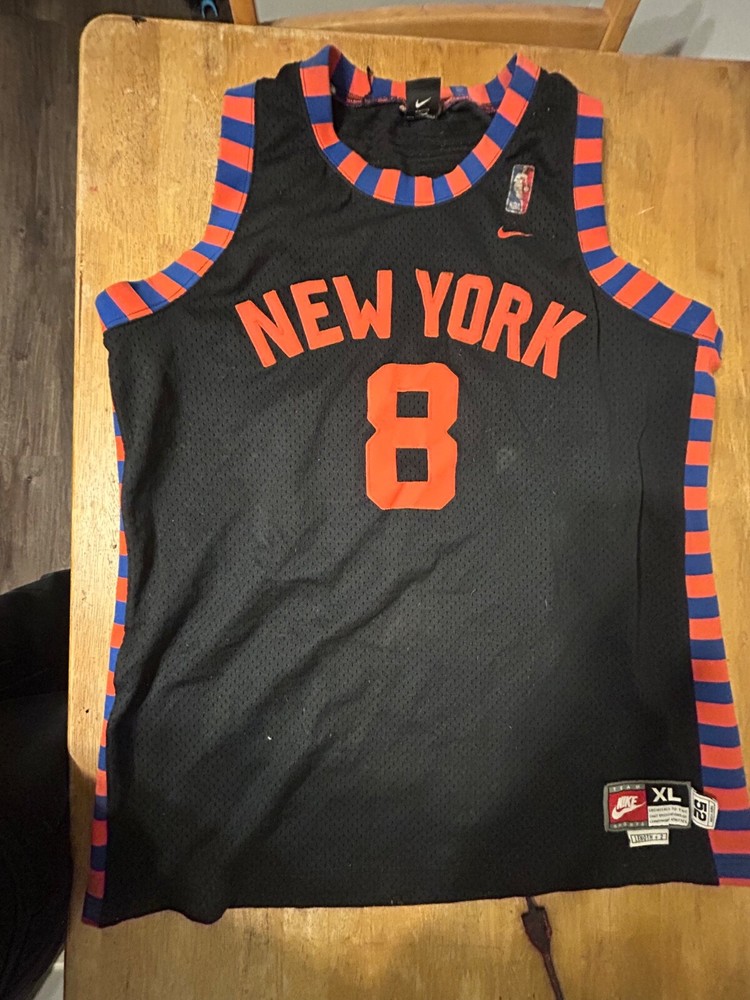 New York Knicks Nike NBA Vintage  #8 Latrell Sprewell Official Jersey - Size XL