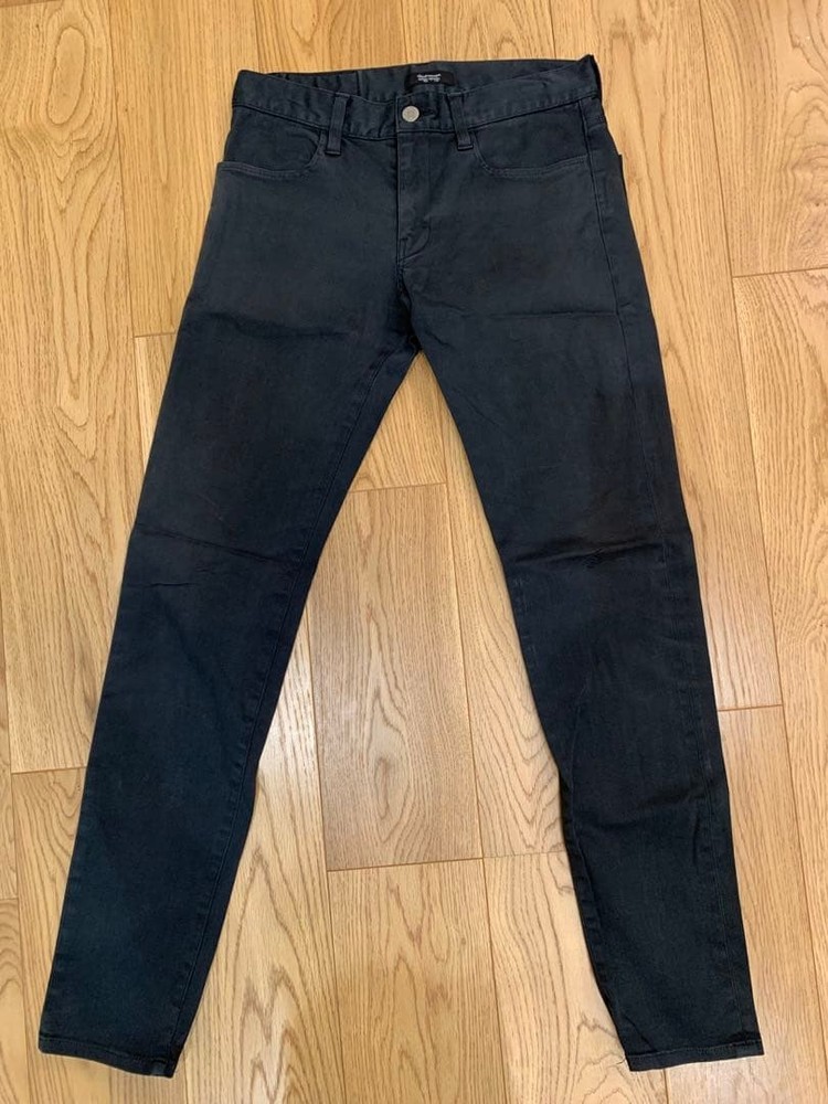 USED [LIMITED TIME SALE] UNDERCOVER BLACK SLIM FIT PANTS, SIZE SMALL GOOD-image