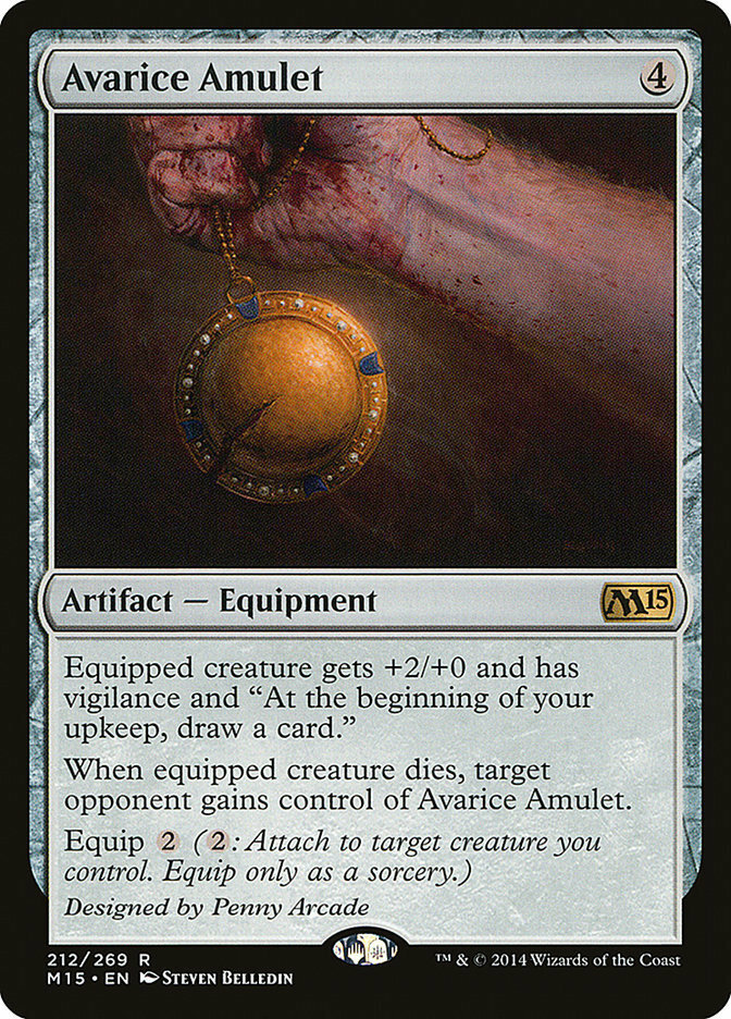 Avarice Amulet x4 NM-Mint English Magic 2015 MTG Card Set