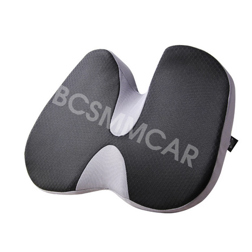 Car Seat Cushion Pillow Memory Foam Seat Pad Back Pain Relief For Office Chair