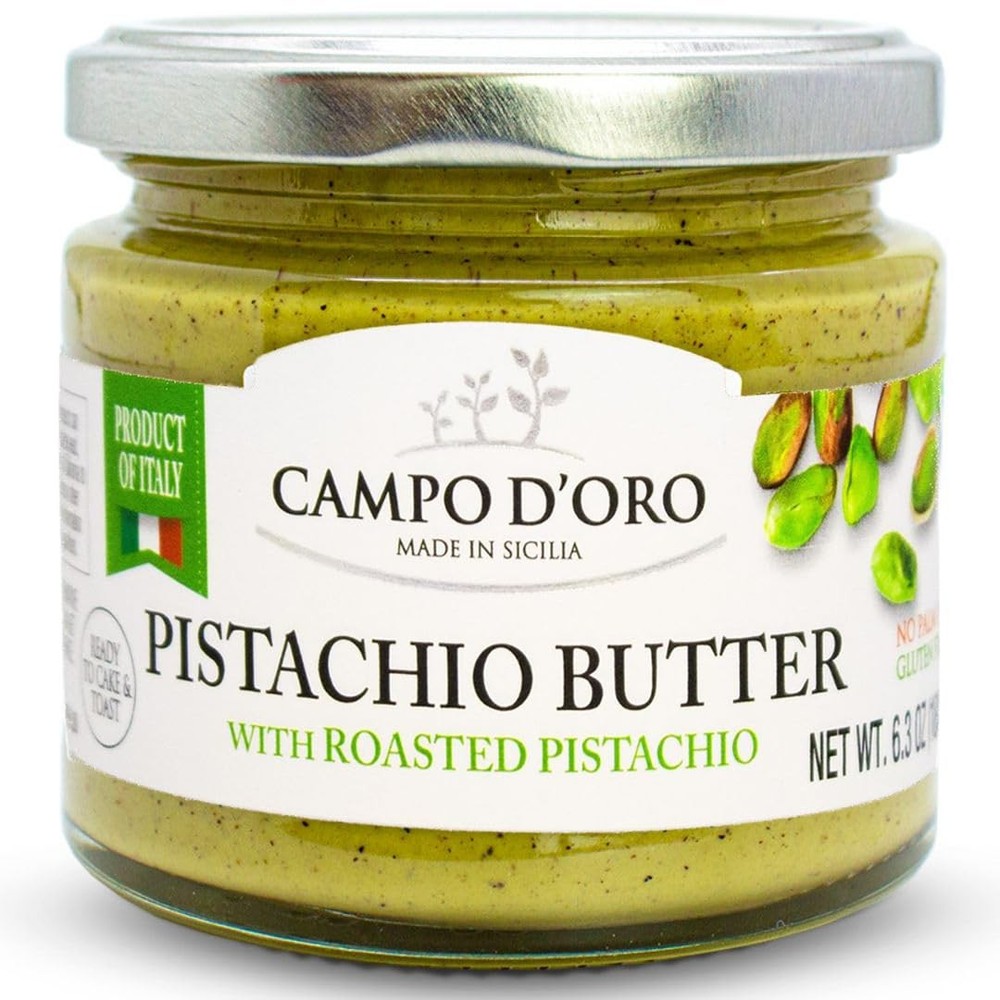 CAMPO DORO Pistachio Butter Sweet Spreadable Cream 6.3 oz Rich & Creamy