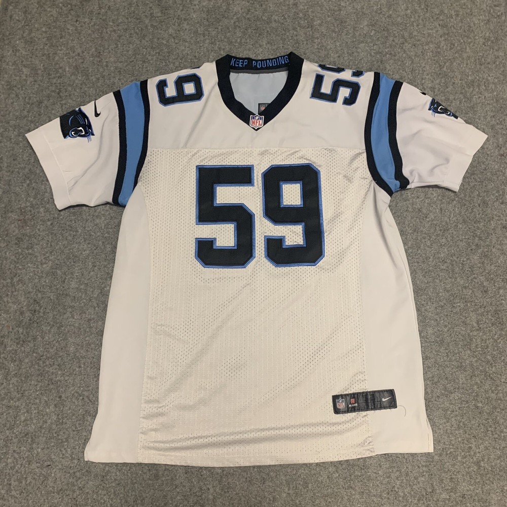 LUKE KUECHLY #59 CAROLINA PANTHERS NIKE FOOTBALL JERSEY SIZE 52