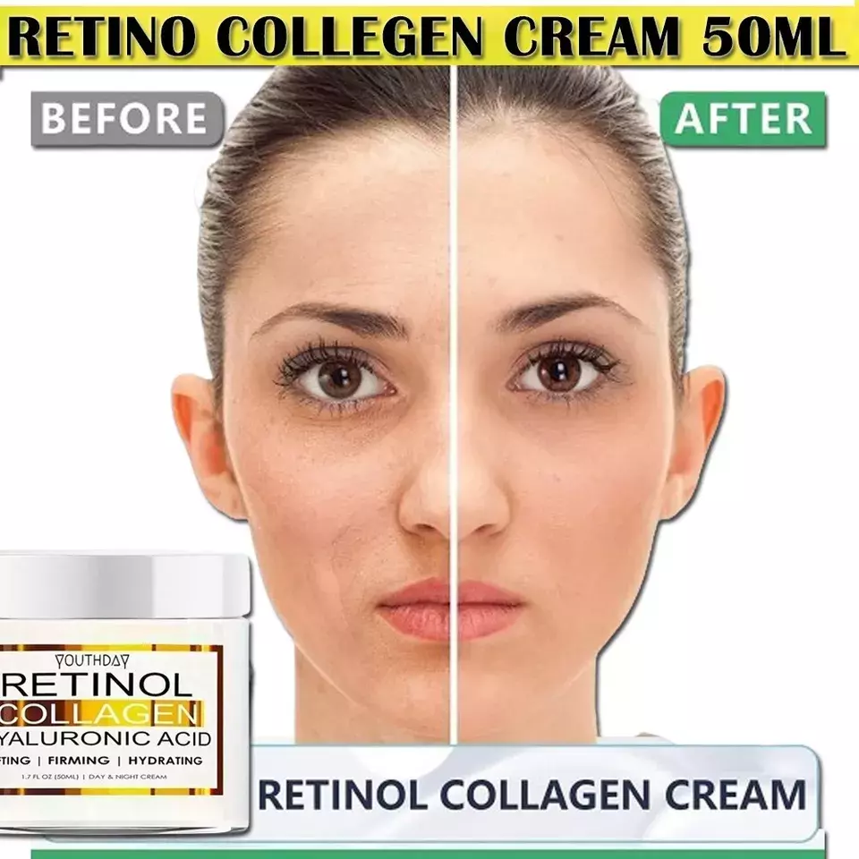 Collagen Face Cream For Pump Anti-Aging Botanical Vitamin C 1.7 fl oz