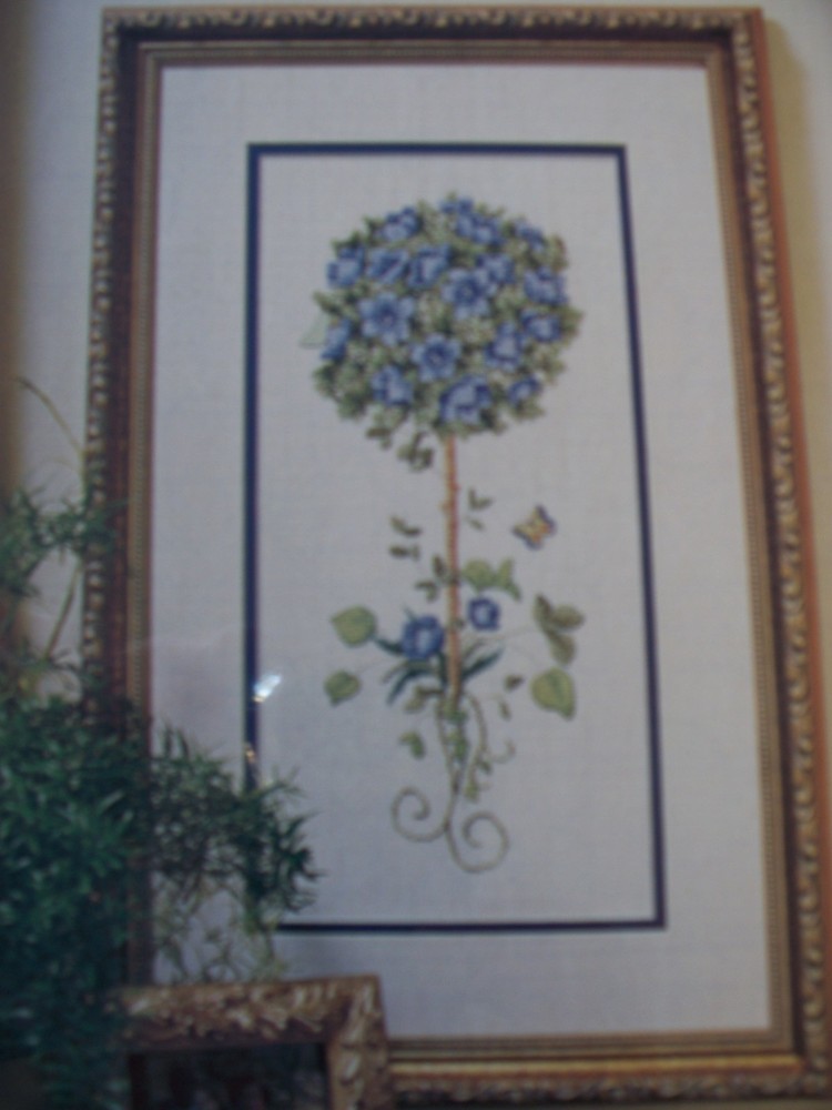 Summer Blooms Topiarty Magazine Cross Stitch Pattern (G)