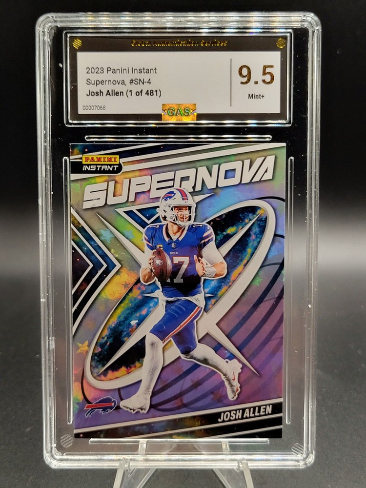2023 Panini Instant Supernova SN-4 Josh Allen 1/481 GAS 9.5