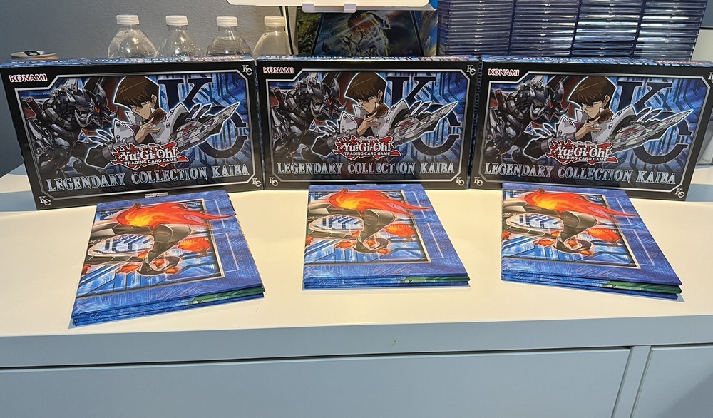YuGiOh Legendary Collection Kaiba Double-Sided Game Mat Set of 3