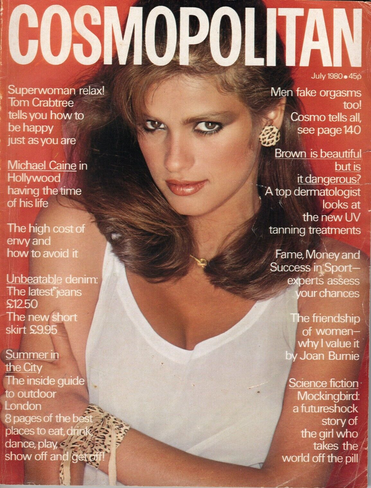 GIA CARANGI Amanda Lear LAUREN HUTTON Philip Castle LEVI'S Cosmopolitan magazine