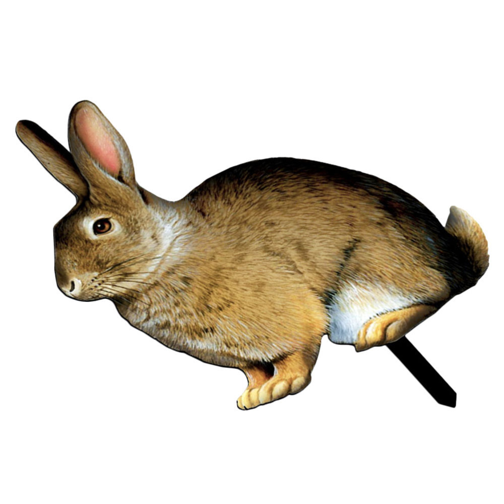 Decorative Garden Sign Rabbit Stake Inserts Realistic Decoration