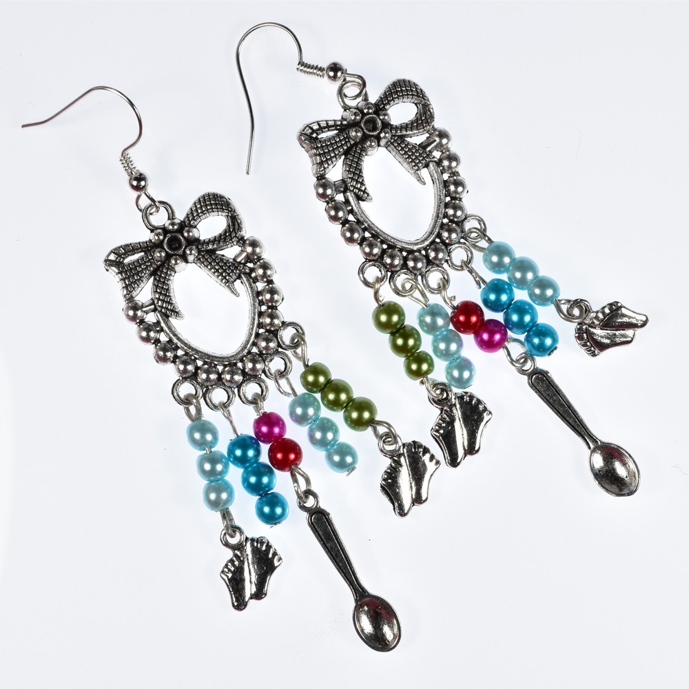 Earrings Baby Theme on Chandeliers  CLEARANCE  SALE-image