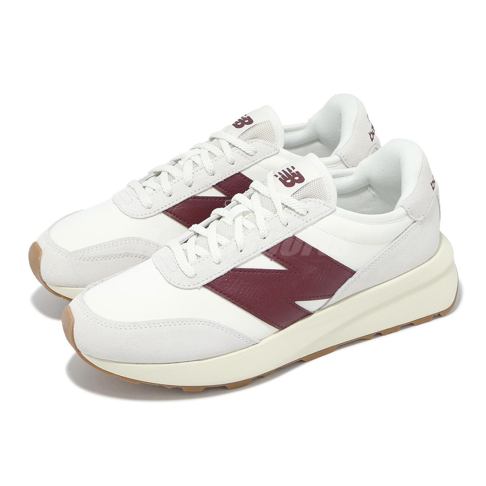New Balance 370 NB White Red Men Unisex Casual Lifestyle Shoes U370CB-D