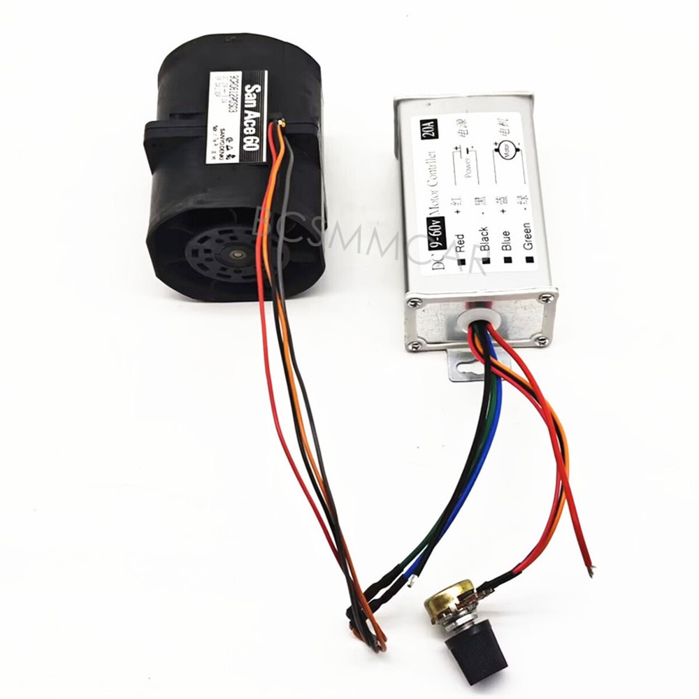10000RPM Car Turbo Dual Fan Inlet with Stepless Speed Controller ACE60 3.2A High-Performance Cooling  