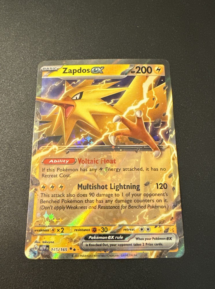 Zapdos ex 145/165 “Scarlet & Violet: 151”