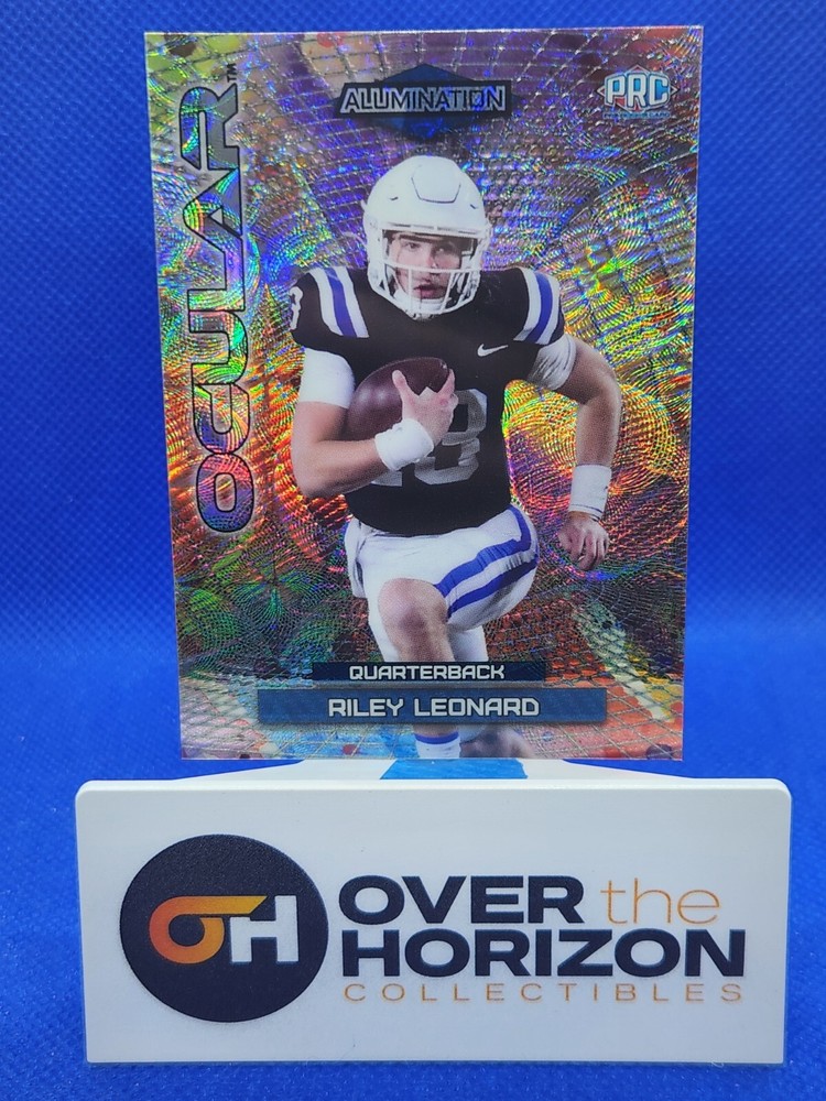 2023 Wild Card Alumination Riley Leonard AO-RL Ocular Silver PRC /50