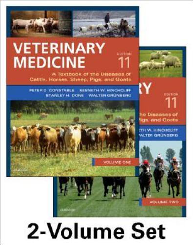 Veterinary Medicine Constable Hinchcliff Done Gruenberg multi-part set 11e