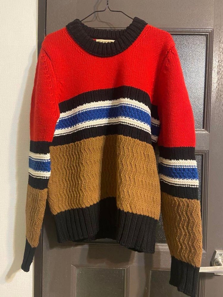Burberry knit sweater Men's Fashion from Japan