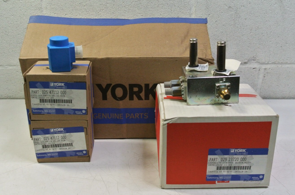 York 026-37588-000 Capacity Control Block With Coils