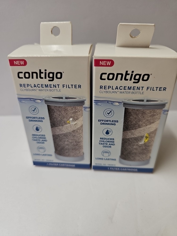Contigo BRAND NEW Clybourn Water Bottle Replacement FILTERS. Lot Of 2