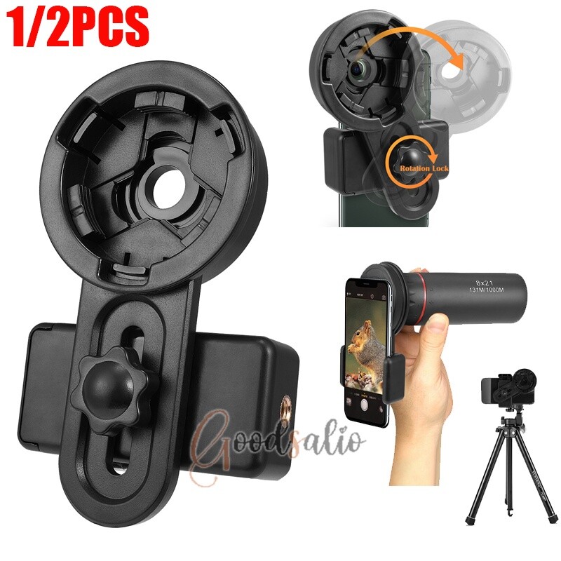 Cell Phone Adapter Mount Binocular Monocular Spotting Scope Telescope Universal