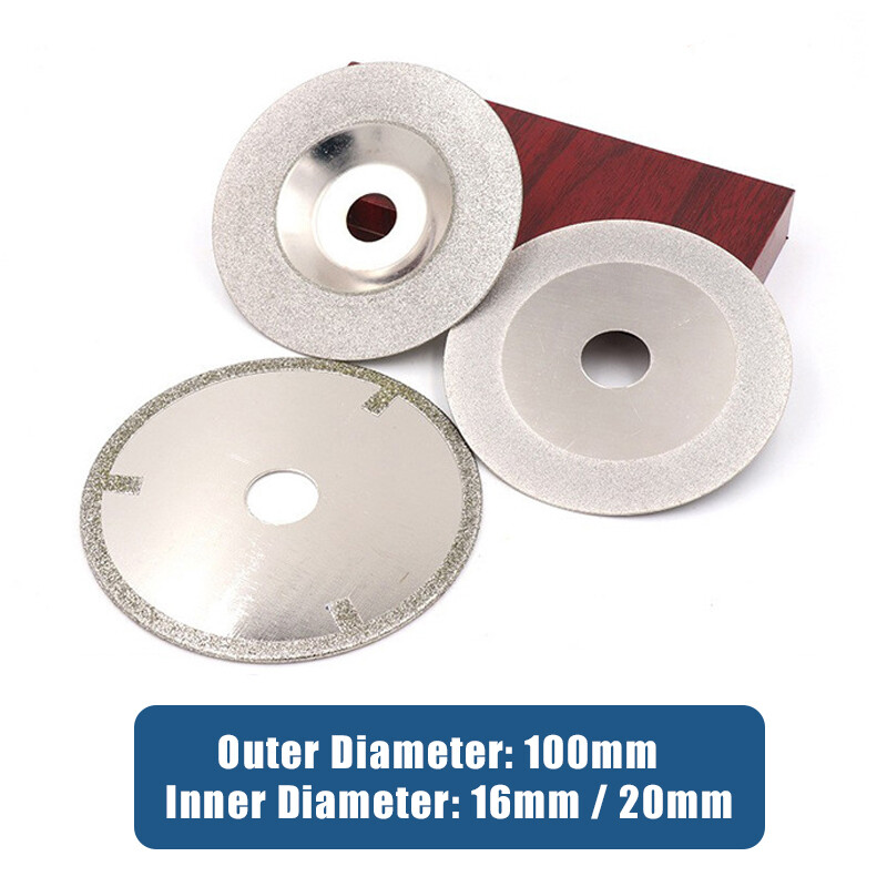 100mm Diamond Cutting Disk Glass Saw Blade Angle Grinder Jade Tile Cutting Tool