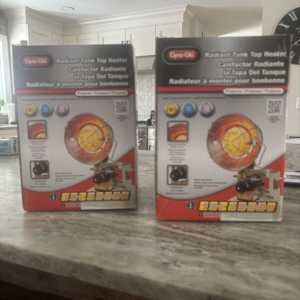 Radiant Tank Top Heater Two Available