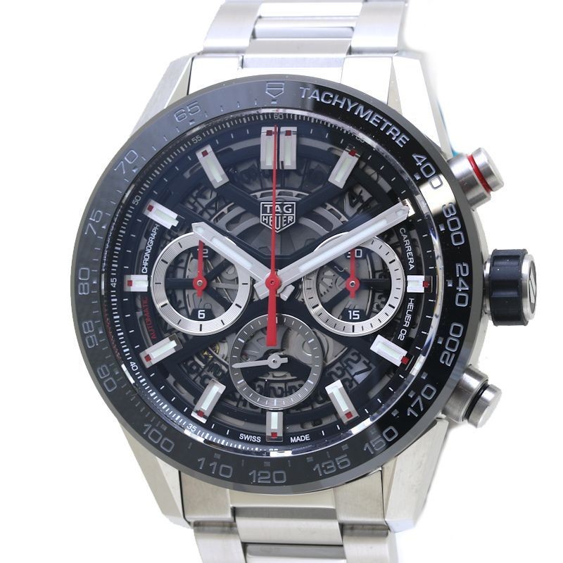 TAG Heuer Carrera Chronograph Calibre 02 CBG2010.BA0662 Men's Watch 45mm