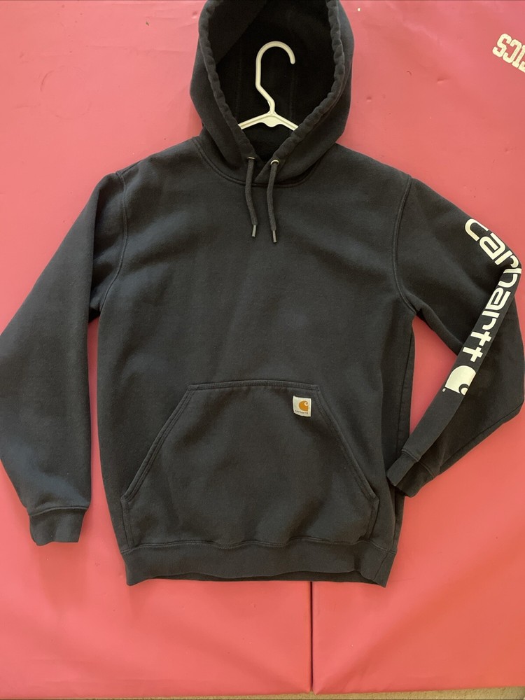 Carhartt K288-472 Men's Midweight Logo Sleeve Graphic Sweatshirt - New Navy,...