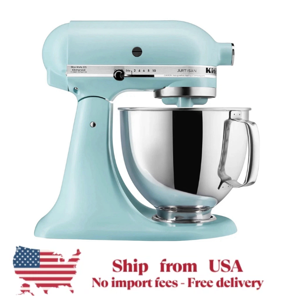 KitchenAid Artisan Series 5 Quart Tilt Head Stand Mixer in Mineral Water Blue