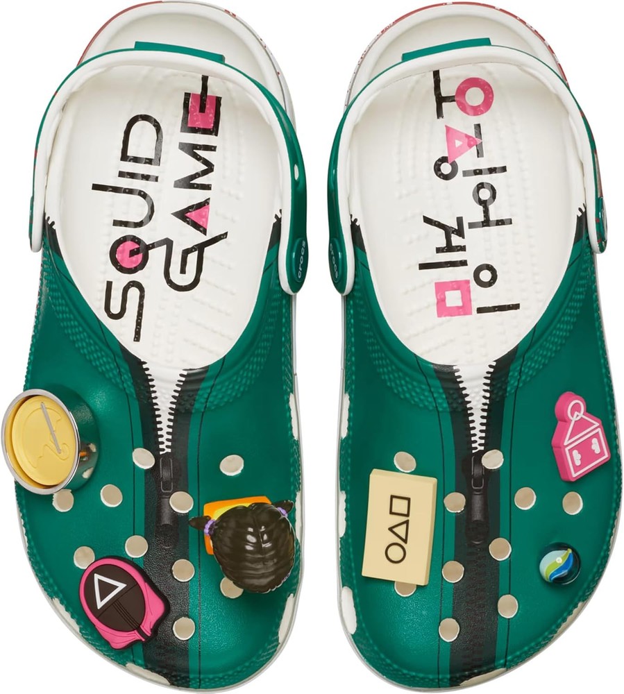 Crocs Unisex-Adult Squid Game Classic Clogs 14 Women/12 Men, Multi