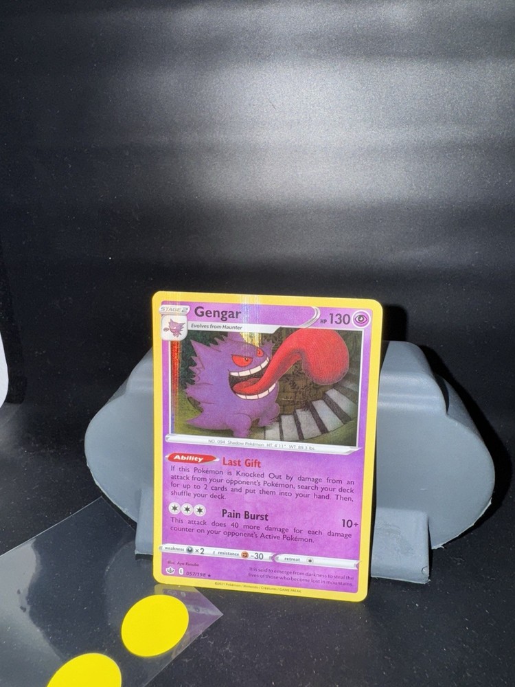 Gengar Holo Rare 57/198 Chilling Reign LP Combine Shipping Option