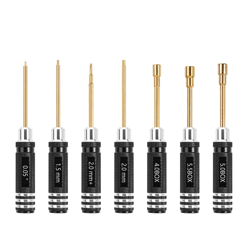 Short Hex Screwdriver Nut Driver Tool Kit for 1/18 1/24 RC Mini Crawlers