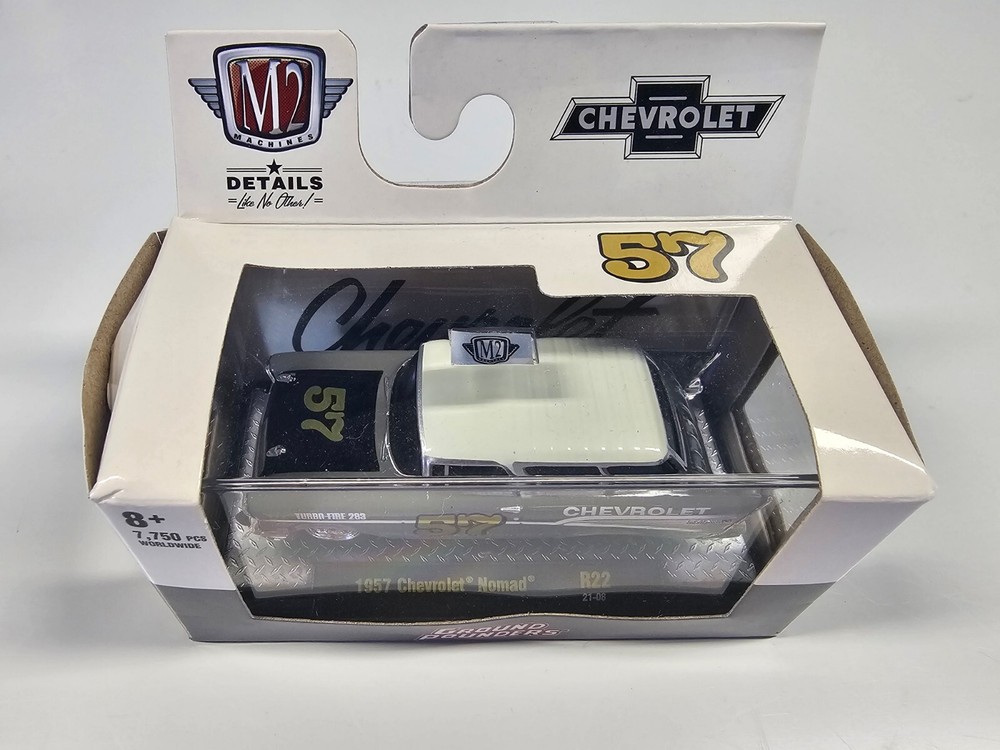M2 Machines 1:64 Diecast 1957 Chevrolet Nomad R22 #57