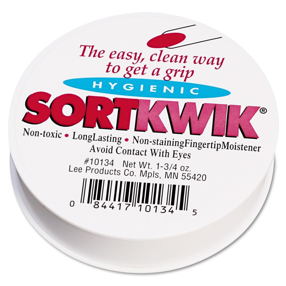 Lee Sortkwik Anti-Bacterial Odorless Non-Toxic Fingertip Moistener with Non-s...
