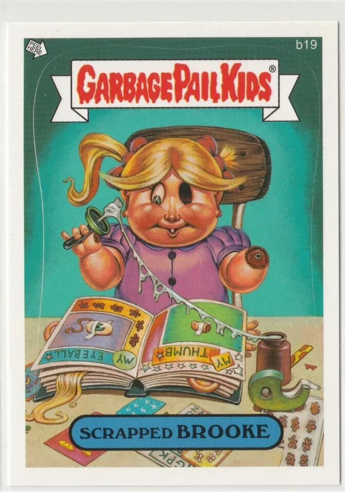 Brooke #b19 Bonus Sticker Garbage Pail Kids GPK 2007 Series 6