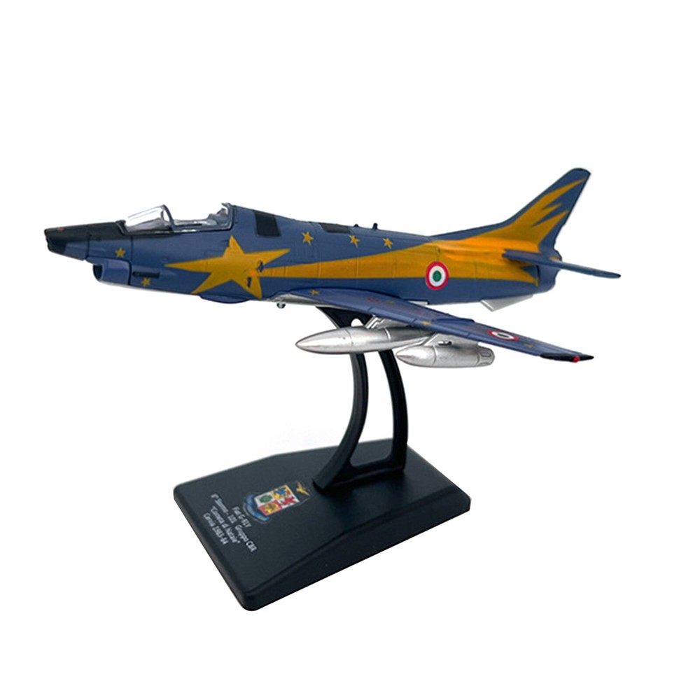 12cm 1:100 Scale Fiat G-91Y Fighter Alloy Aircraft Model Plane Static Display