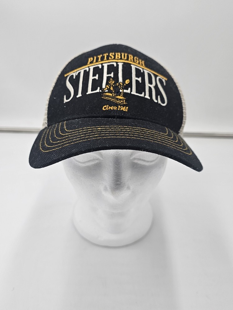 Pittsburgh Steelers Trucker Snapback Cap NFL Team Apparel Hat